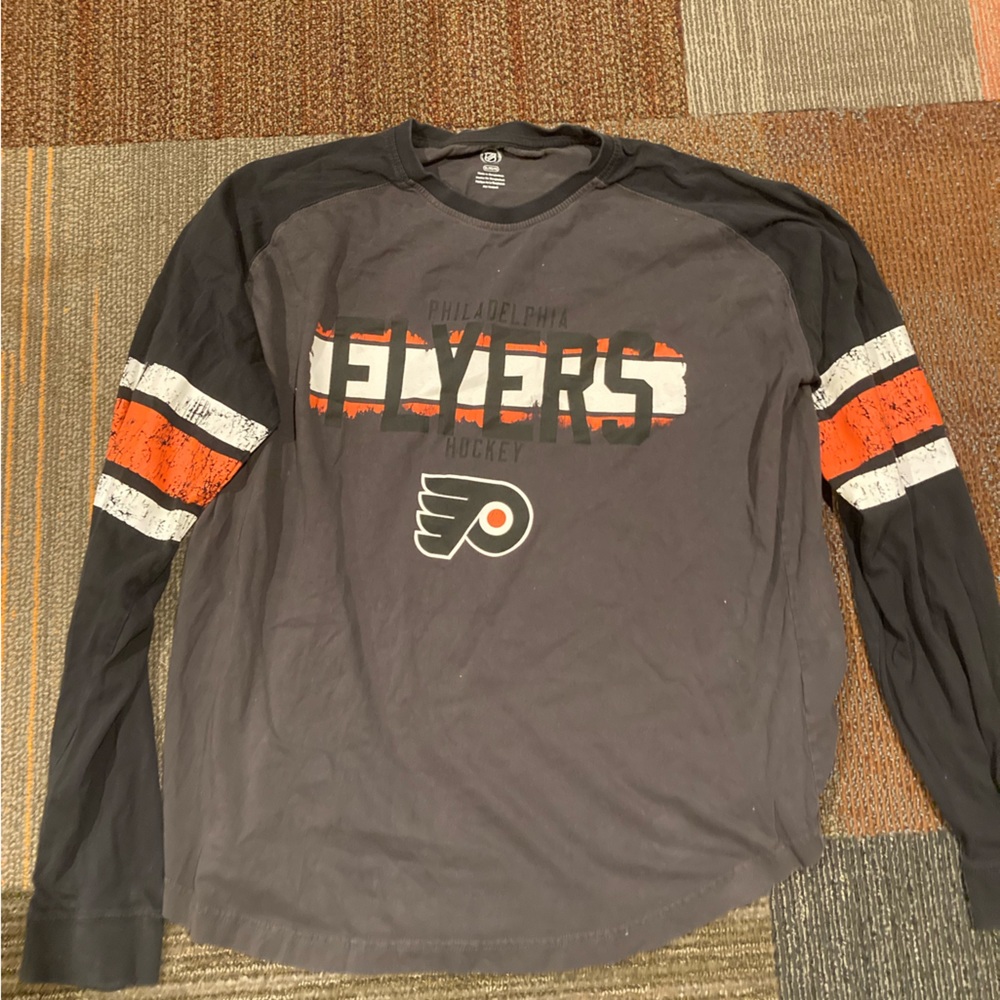Philadelphia Flyers Long Sleeve Tee Ice Hockey Philly